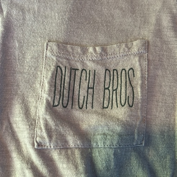 ✌️Dutch Bros VINTAGE Women’s Light Purple Light Sweater w/Twist/Tie SMALL - Picture 3 of 4